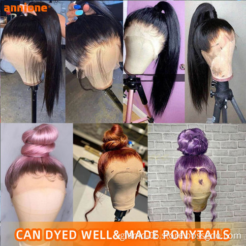 Wholesale 150% 180% Human Hair Wigs ,Brazilian HD Transparent Swiss 360 Full Lace Wig Vendors, Virgin Hair Lace Front Wigs
